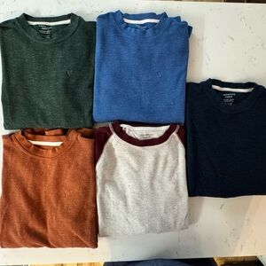 Men’s American Eagle Super Soft Waff Knit L/S shirt set of 5
